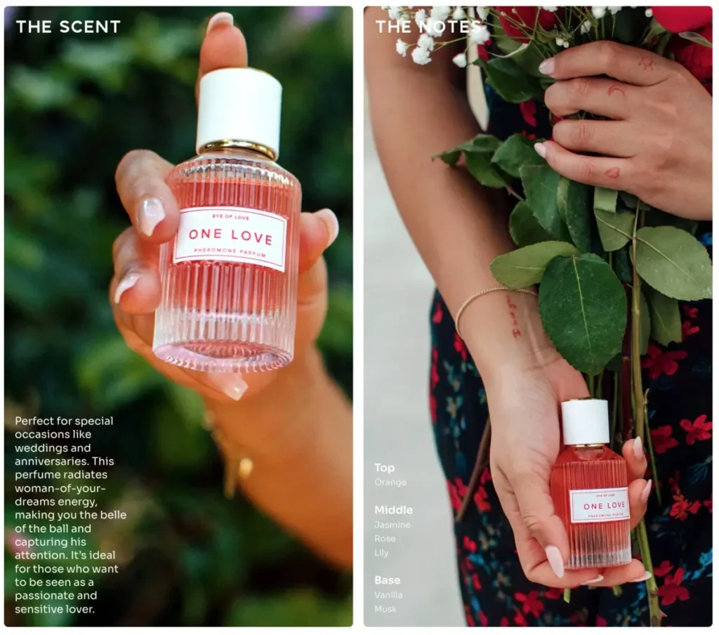 Eye of Love One Love Attract Him Pheromone Perfume - The Scent, The Notes