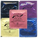GLYDE ULTRA Thin Standard Fit Condoms Assorted Organic Flavors 10-Count