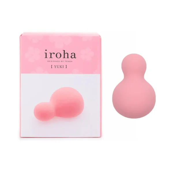Tenga IROHA YUKI Super Soft Semi-insertable Vibrator - Pink