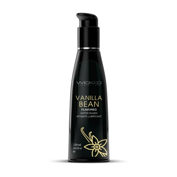 Wicked Sensual Care Aqua Flavored Lubricant - Vanilla Bean - Front