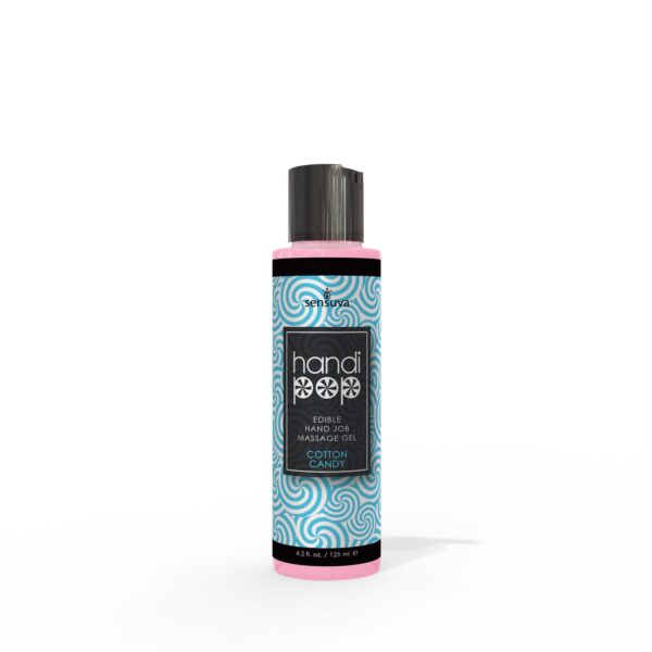 Handipop Edible Hand Job Massage Gel 4 oz - Cotton Candy