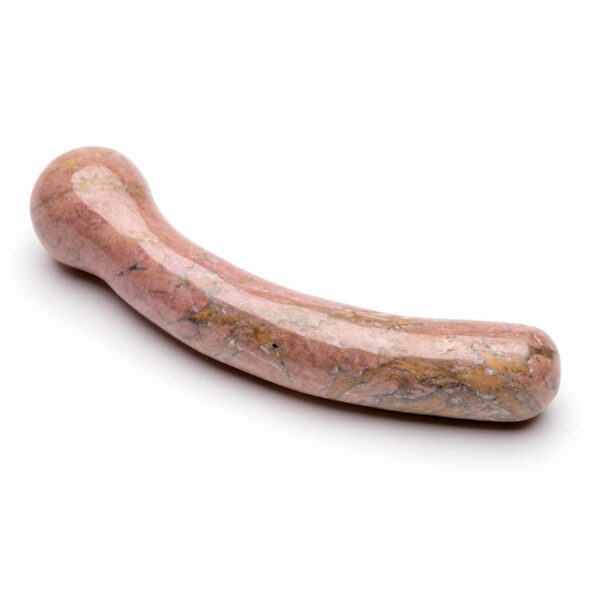 Dame | Chakrubs - Anahata Curve Rhodonite Crystal Dildo