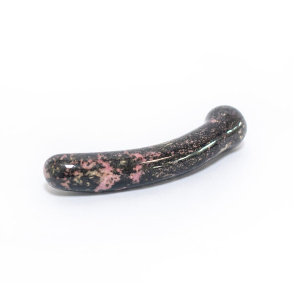 Dame | Chakrubs - Anahata Curve Rhodonite Crystal Dildo