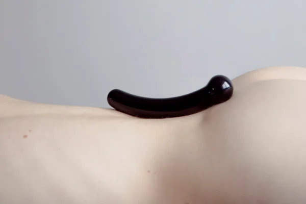 Dame | Chakrubs Xaga Curve Obsidian Crystal Dildo