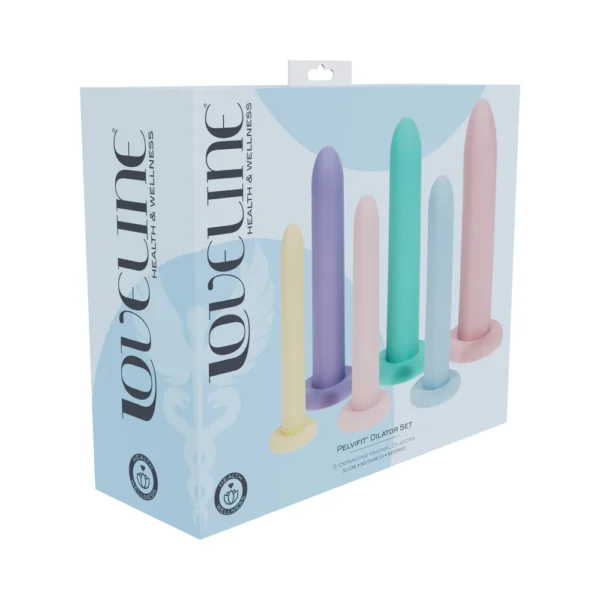 Loveline - PelviFit® Expanding Vaginal Dilator Set - Silicone - Multicolor