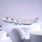Playboy Pleasure Jewels Multiplay Double Glass Dildo