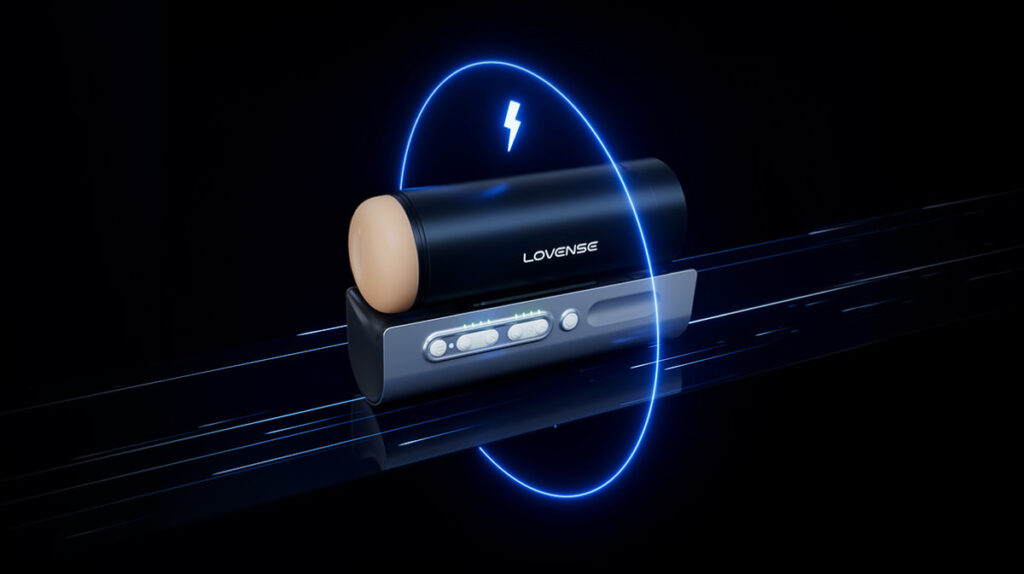 Lovense Solace Pro Thrusting Masturbator - Long Battery Life