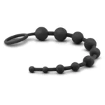Anal Adventures Platinum By Blush Black 12.5-Inch Anal Beads