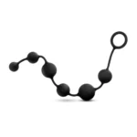 Anal Adventures Platinum By Blush Black 16-Inch Large Anal Beads