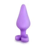 Blush Play With Me Naughty Candy Hearts Do Me Now 3.5-inch Purple Anal Plug