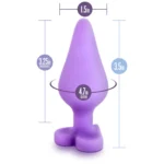 Blush Play With Me Naughty Candy Hearts Do Me Now 3.5-inch Purple Anal Plug