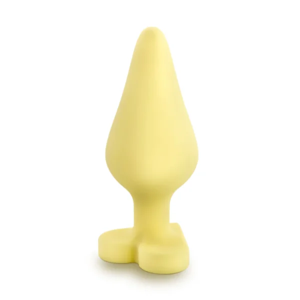 Blush Play With Me Naughty Candy Hearts Spank Me 3.5-inch Yellow Anal Plug