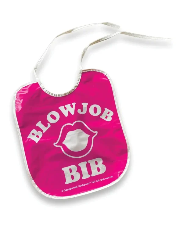 Candy Prints Blow Job Bib - Pink
