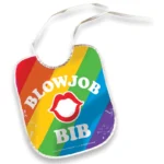 Candy Prints Blow Job Bib - Rainbow