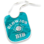 Candy Prints Blow Job Bib - Teal