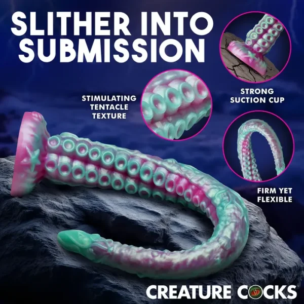 Creature Cocks Tenta Harness Silicone Dildo with Harness