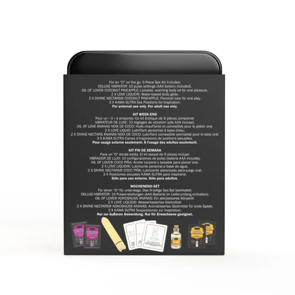 Kama Sutra WEKENDER VIBE Couples Sex Kit - Coconut Pineapple