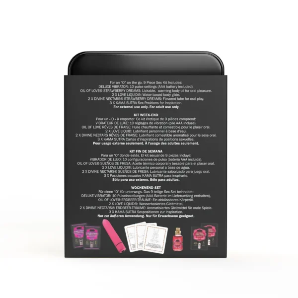 Kama Sutra WEKENDER VIBE Couples Sex Kit - Strawberry Dreams