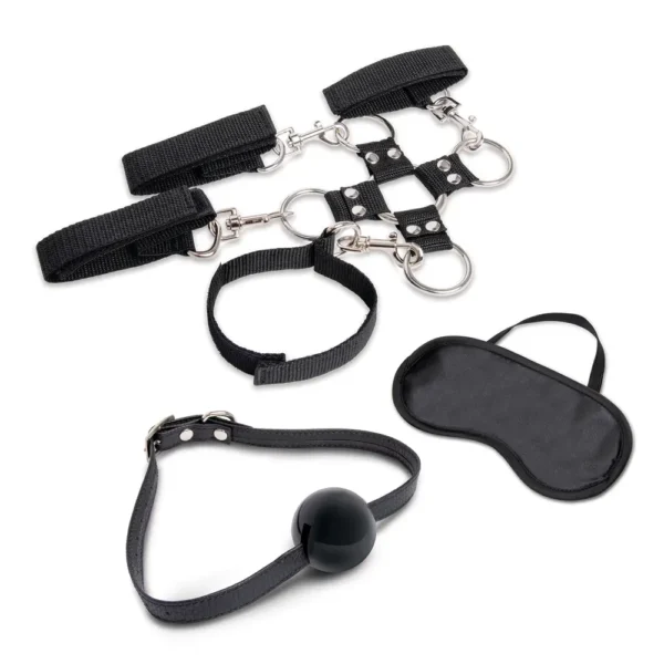 Lux Fetish 7PC Hogtie & Ball Gag Kit