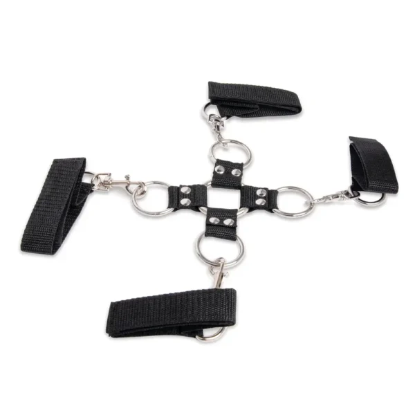 Lux Fetish 7PC Hogtie & Ball Gag Kit