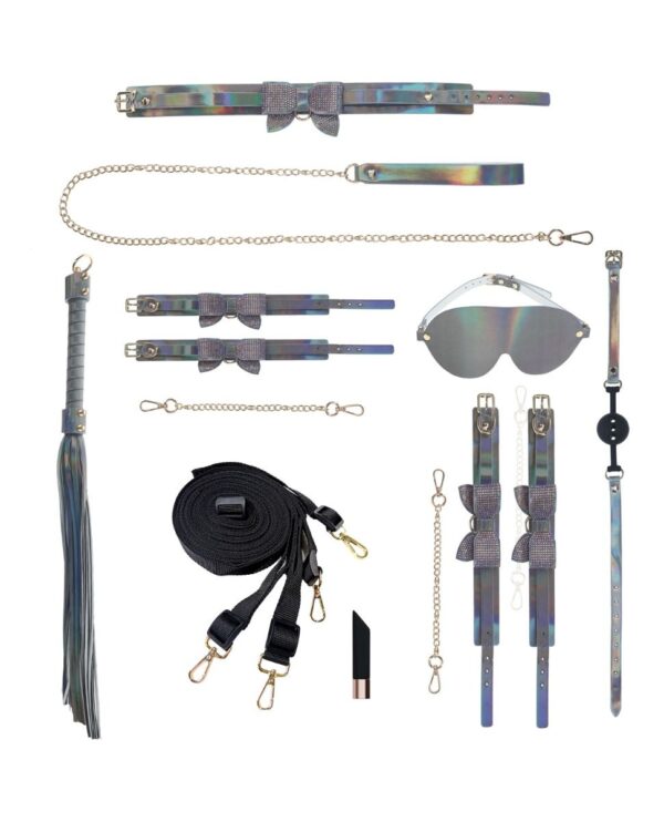 Shots Ouch! Paris Collection - Bondage Kit with Storage Bag - Gray