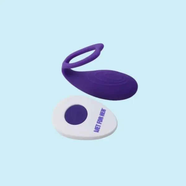 Wet For Her RockHer Mini Scissoring Vibrator - Dark Purple