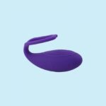Wet For Her RockHer Mini Scissoring Vibrator - Dark Purple