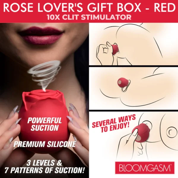 XR Brands Bloomgasm | The Rose Lover's Gift Box - Red