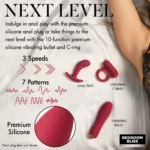 Bedroom Bliss Lover's Bondage, Massage, & Vibrator Set