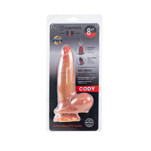 Camtoyz RAW Ultra Realistic Dildo - Cody