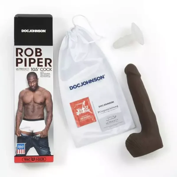 Doc Johnson Rob Piper Signature Cock 10.5-inch Celebrity Dildo