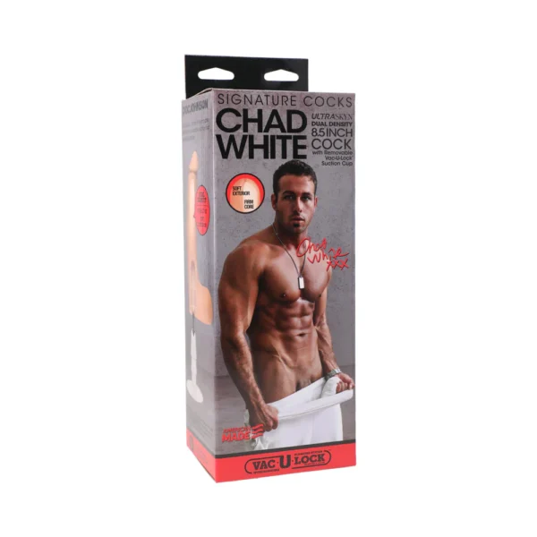 Doc Johnson Signature Cocks Chad White Realistic Celebrity Dildo