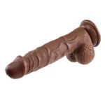 Evolved Realistic 8-inch Veiny Brown Dildo