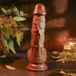 Evolved Realistic 8-inch Veiny Brown Dildo