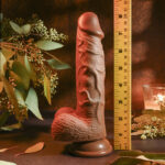 Evolved Realistic 8-inch Veiny Brown Dildo