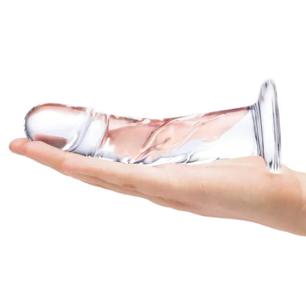 Gläs 7 Curved Realistic Glass Dildo With Veins