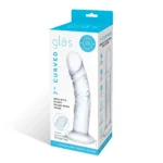 Gläs 7 Curved Realistic Glass Dildo With Veins