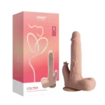 Honey Play Box COLTER Realistic 8.66 Inch Thrusting Dildo & Clit Licker