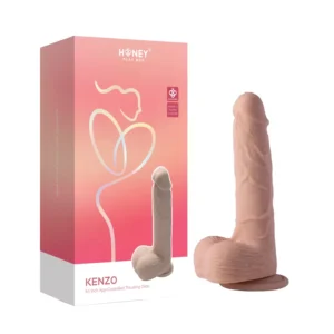 Honey Play Box KENZO Realistic Thrusting Suction Cup Dildo - 9.44 Inch