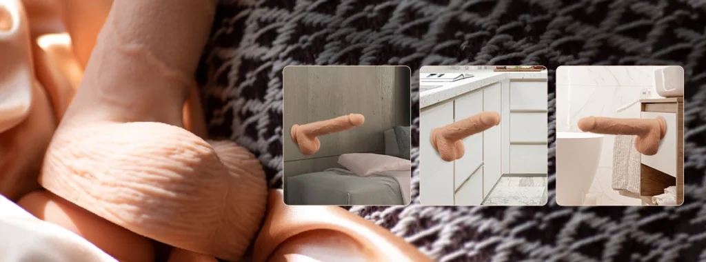 Honey Play Box KENZO Realistic Thrusting Suction Cup Dildo - Go Hands-free
