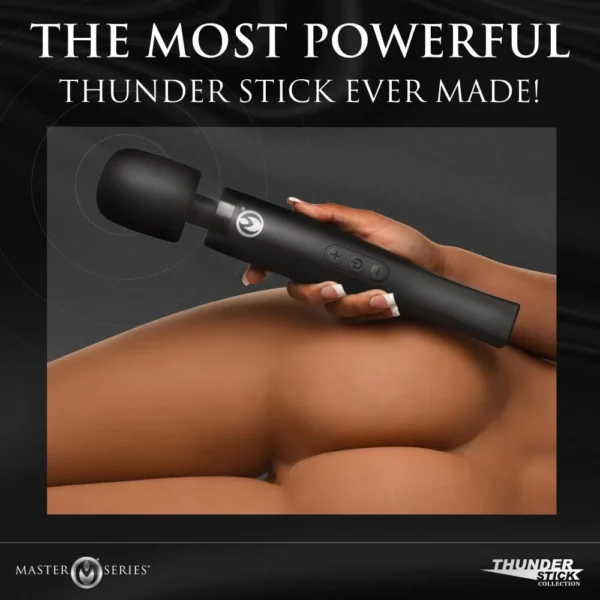 XR Brands Master Series Thunderstick Pro Silicone Wand Massager