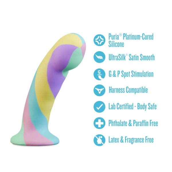 Blush Daydream 5.75 Inch Artisan Harness Compatible G-spot & Anal Play Dildo – Pastel