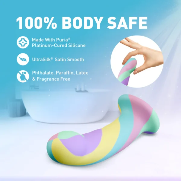 Blush Daydream 5.75 Inch Artisan Harness Compatible G-spot & Anal Play Dildo – Pastel