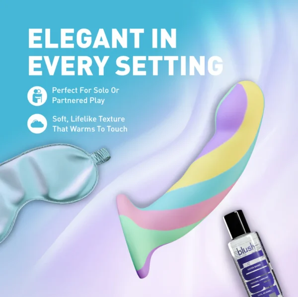 Blush Daydream 5.75 Inch Artisan Harness Compatible G-spot & Anal Play Dildo – Pastel