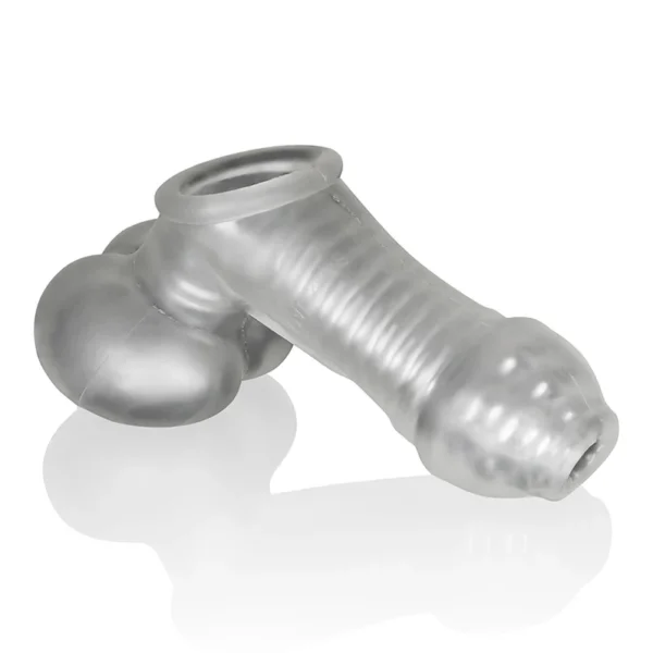 OxBalls Sackjack Wearable Jackoff Sheath - Clear Frost