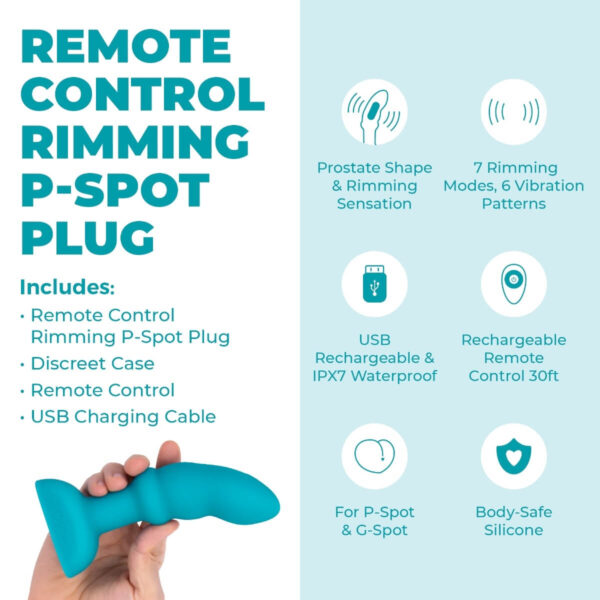 b-Vibe Remote Control Rimming P-spot Plug