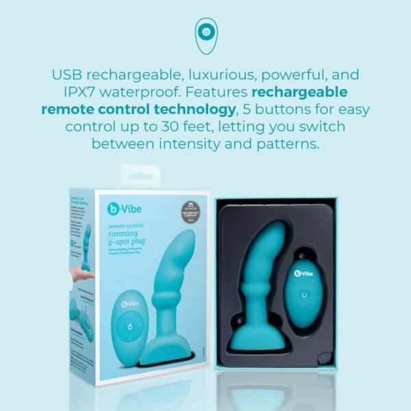 b-Vibe Remote Control Rimming P-spot Plug