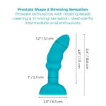 b-Vibe Remote Control Rimming P-spot Plug