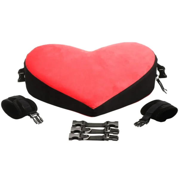 Bedroom Bliss Heart-shaped Bondage Pillow-10 Bedroom Bliss Heart-shaped Bondage Pillow