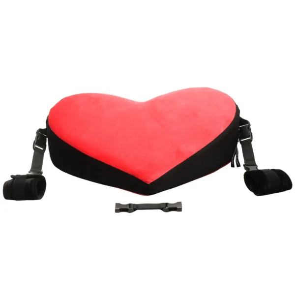 Bedroom Bliss Heart-shaped Bondage Pillow